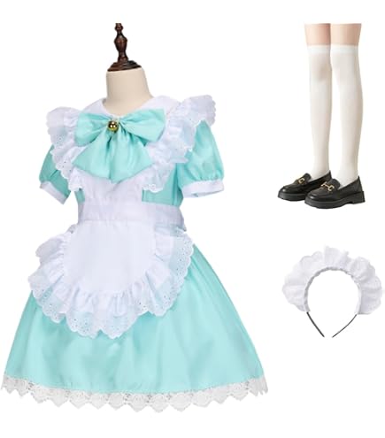 Amazon.co.jp: 実物撮影 エナメル メイド服 光沢に生地コスプレ衣装